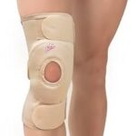 Flamingo Open-Patella Knee Stabilizer | Knee Compression Sleeve for Injuries, Arthritis Relief, Weightlifting, Crossfit | X-Large |