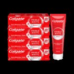 Colgate Visible White Teeth Whitening Toothpaste(480 g, Pack of 4)