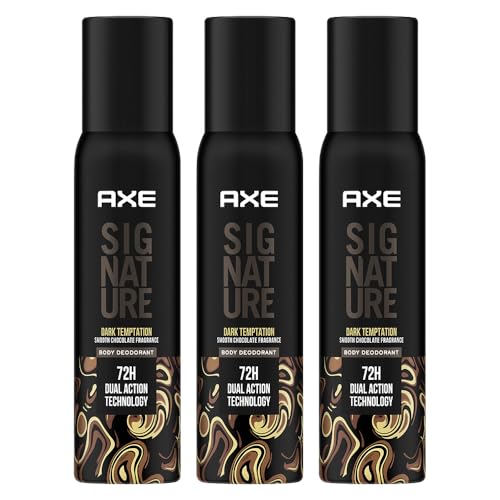 Axe Signature Champion Long Lasting Deodorant No Gas Body Perfume For Men 200ml, Pack of 3