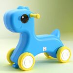 Lifelong Cuppy Horse Rideon for Kids 1+ Yrs|Sturdy, Round Edges Push Ride|Safe & Durable, Load Capacity 35kg|Indoor & Outdoor Play Toy Vehicle for Boys & Girls (LLCHR03)