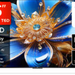 TCL T6D 138.71 cm (55 inch) QLED Ultra HD (4K) Smart Google TV 2026 Edition with HDR10+ Dolby Vision- Atmos 28W HVA Panel TCL AI Slim & Uni body Design(55T6D)