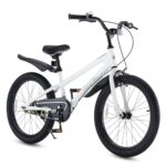 RoyalBaby Kids Bike 20 Inch Dual Brakes Ages 6-10 Training Wheels White
