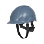 KARAM PN574 ABS Safety Helmet for Men Industrial & Outdoor Activities |Rachet Type Adjustment with Unique Sweat Absorbent Headband |Hard Hat| ANSI Certified| Grey