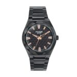 Sonata Poze 9 with Quartz Analog Black Dial IP Black Sheet Metal Strap Watch for Men – SP70113NM01W