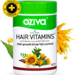 OZiva Hair Vitamins (with Biotin & Iron)for Hair Regrowth & Hairfall Control(60 Capsules)