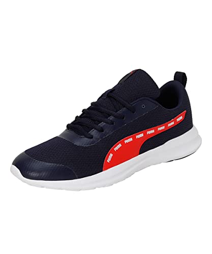 Puma Mens Lite Pro v2 Peacoat-Burnt Red-White Walking Shoe – 10 UK (38885003)