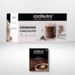 COCOSUTRA Drinking Chocolate Mix | Mocha | 20 Single-Serve Sachets (20g Each) | Vegan & Gluten Free | No Preservatives | Enjoy Hot or Cold | Ready in 2 Minutes | 400g