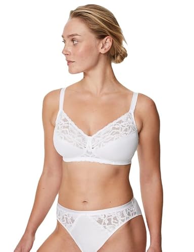 Marks & Spencer Wild Blooms Non-Padded Full Cup Bra A-E White
