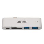 Ant Plus Booster Mac 01 USB C Adapter for MacBook Pro/Air 1 USB-C Hub Pro Accessories with 3 USB 3.0 Ports, USB C to SD/TF Card Reader and Thunderbolt 3 PD Port.