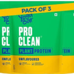 Yogabar Plant Protein Unflavoured | 28g per scoop | Clean protein Plant-Based Protein(1.5 kg, Unflavoured)
