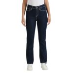 Mary Blue High Waist Straight Jeans