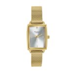 Sonata Poze 8 Quartz Analog Watch and Jewellery Combo for Women with Silver Dial & IPG Mesh Strap – SP80174YM01WF