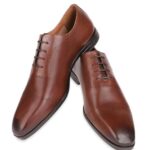 Louis Philippe Men Formal Brown Leather Oxford