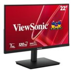 ViewSonic VA220A-H 21.5″ (22″ Class) Full HD VA 120Hz Monitor | 1ms MPRT | 104% sRGB | Variable Refresh | HDMI & VGA | Flicker-Free & Low Blue Light | 250 nits | VESA Mount