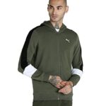 Puma Men’s Cotton, Polyester Standard Length A-Line Coat (67054244_Grape Leaf)