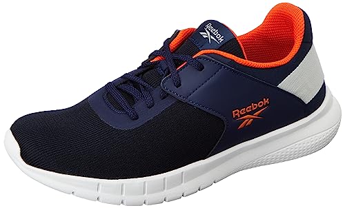 Reebok Men Genesis Runner M Vector Navy/Pump Orange/LGH Solid Grey 10
