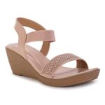 Bata Alaska Sandal Women’s Red Heels – 6 UK (6615013)