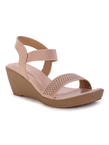 Bata Alaska Sandal Women’s Red Heels – 6 UK (6615013)