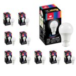Havells 9W LED B22 Bulb |Warm White|Energy Efficient|Upto 4KV Surge Protection|High Voltage Protection |Premium and Beautiful Lighting for Home and Office| Made in India|Pack of 10