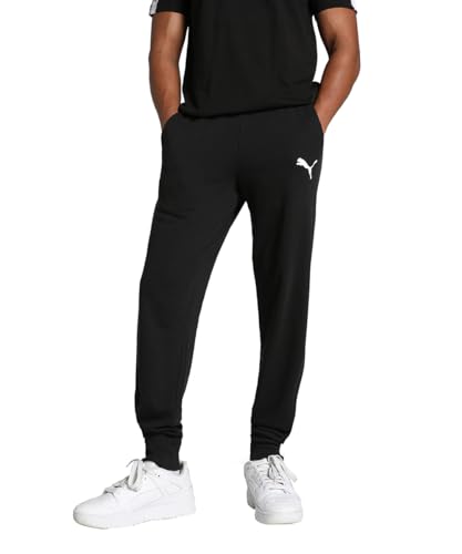 Puma Mens ESS Logo Pants TR cl, Black-Cat, L (68462451)