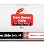 LG 1.5 Ton 3 Star, Smart Inverter Split AC (100% Copper Condenser, AI Convertible 6-in-1, Faster Cooling & Energy Saving, Diet Mode+, HD Filter with Anti-Virus Protection,Him Clean, AS-Q18JNXE,White)