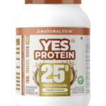 NATURALTEIN Fermented Yeast Protein Powder | 25g Protein Per Scoop | Vegan Plant Protein Plant-Based Protein(1 kg, Thandai)