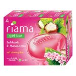 Fiama Gel Bar Patchouli & Macadamia 375g (125g Pack of 3) | Soft Glowing Skin | Skin Friendly pH | Moisture Lock with 30% Smoothing Body Serum | Bathing Soap for Women & Men | All Skin Types