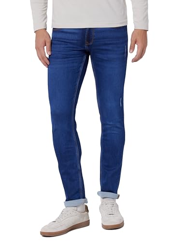Spykar Men’s Skinny Fit Low Rise Casual Jeans Dark Blue