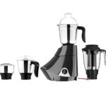 Butterfly Smart 750 Watts Mixer Grinder with 4 Jars | 3 Stainless Steel Jars & 1 Juicer | ABS Body | Heavy Duty Motor | 2 Years Manufacturer’s Warranty | Grey