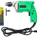 ATHRZ 10 mm Powerful Electric Drill Machine with 9 Pieces Drill Bit Set – CMDRL9PCBIT