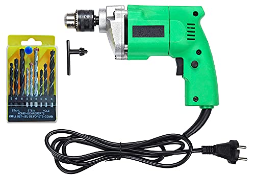 ATHRZ 10 mm Powerful Electric Drill Machine with 9 Pieces Drill Bit Set – CMDRL9PCBIT