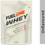 FUELONE Whey Protein, 24 g Protein, 5.08 g BCAA & 3.60 g Glutamic Acid Whey Protein(500 g, Unflavored)