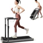 WALKINGPAD Z3 Hybrid+ Foldable Treadmill – Home Office Walking pad with 1-10 km/h Speed, 110kg Max User Weight, App & Remote Control,with Handle, Compact and Easy Storage Design