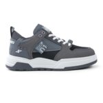 SOLETHREADS Verso Sneakers for Men | Stylish & Fashionable| Comfortable|Walking Shoes| Lightweight Flexible| Skid-Resistant| Everyday |Casual Shoes for Men|Grey/Black|UK 9