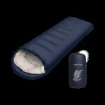 Lifelong Sleeping Bag for Adults – Winter Temperatures +10°C Sleeping Bag(Blue)