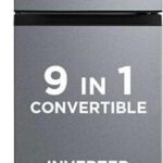 Midea 233 L Frost Free Double Door Top Mount 2 Star Refrigerator(Crystal Silver, MDRT324FGI50)