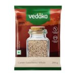 Amazon Brand – Vedaka Cumin (Safed Zeera) Whole | 200 g | Jeera Seeds | No Artificial Colours & Preservatives