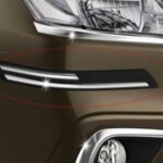 Delhi Traderss Rubber with Chrome Car Bumper Protector Guard Molding – Hyundai I10 Type-1