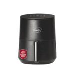 Pigeon Healthifry 3.3L Compact Digital Air Fryer | 1200W | 360° Rapid Air Circulation | 85% Less Oil | Non-Stick Basket | Touch Control | Perfect for 1-2 People | Auto Shut-Off | 2Y Warranty | Black