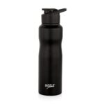 Sizzle Orbit 750 ml Stainless Steel Water Bottle – Leakproof & Lightweight Fridge Bottle – for Gym, Office, School & Home – BPA Free, Easy to Clean (Black)