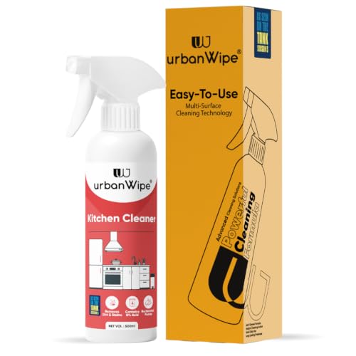 urban Wipe Kitchen Cleaner Spray Suitable For All Kitchen Surfaces, Gas Stove, Countertop, Tiles, Chimney And Sink_(500Ml)