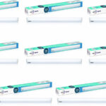 Wipro 10 Watt LED tubelight Batten (Color-White/6500K,Size: 2 feet)- Pack of 8 10 W 54 cm Tube Light(White, Pack of 8)