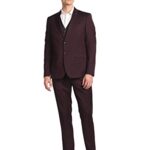 Solid Hudson Tailored Fit Three Piece Suit