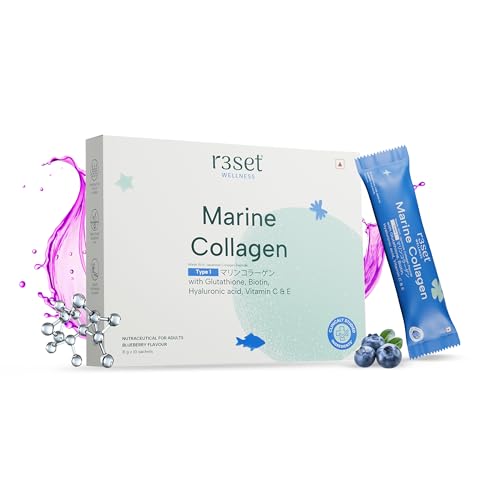 R3SET Japanese Marine Collagen Type-1 for Anti-Ageing, Wrinkle – 10 Sachets