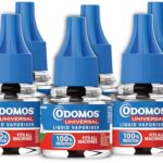 Odomos Universal Liquid Vaporiser 45ml X Pack Of 6 | Mosquito Repellent Single Refill | 100% Protection| Fits All Machines | Protects Dengue, Malaria & Chikungunya Mosquitoes |