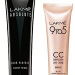 Lakmé Absolute Blur Perfect Makeup Primer, 30g And Lakmé Complexion Care Face Cream, Bronze, 9g