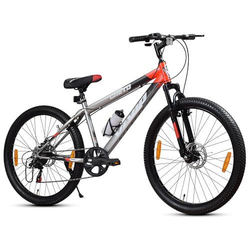 Leader Vivid Creto 29T Multispeed 7 Speed Cycle for Men with Front Suspension & Dual Disc Brakes |Gear Bicycle for Boys & Girls | Ideal for 15 + Years (Frame: 20 Inches)
