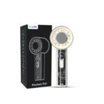 EcoLink Pocket Pal Handheld Fan (Beige) | Compact & Portable Personal Fan | USB Rechargeable | Lightweight Cooling Fan for Travel & Outdoor Use | Pack of 1