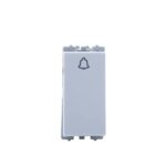 Wipro Northwest Nowa 6A Bell Push, White (pack of 20)