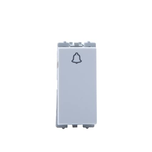Wipro Northwest Nowa 6A Bell Push, White (pack of 20)